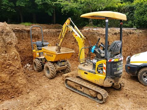 mini digger hire business start up|mini digger hire with man.